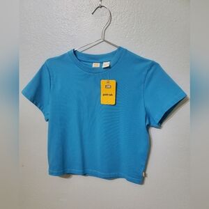 Levi's Gold Tab Vibrant Blue Crop Top